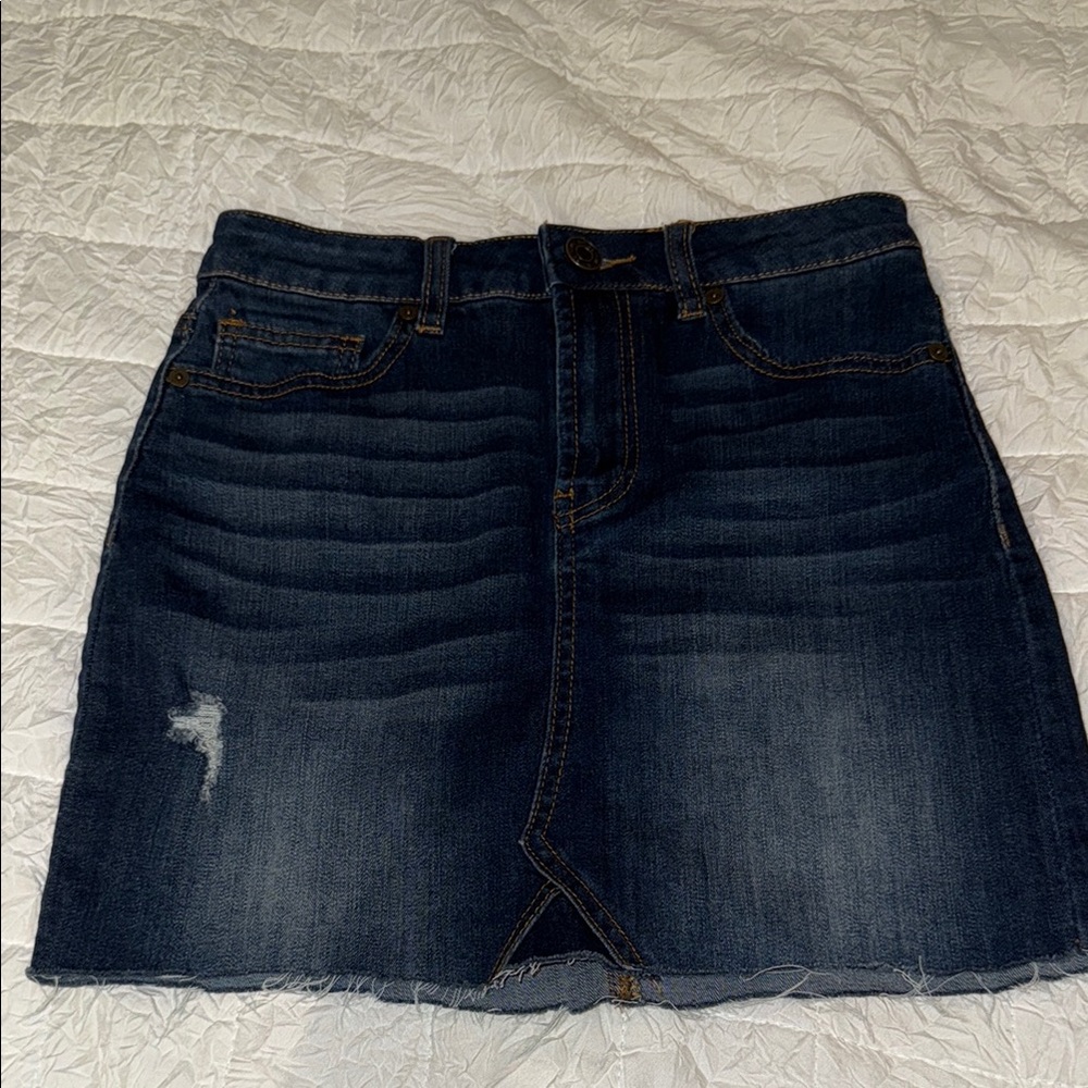 Denim Mini Skirt